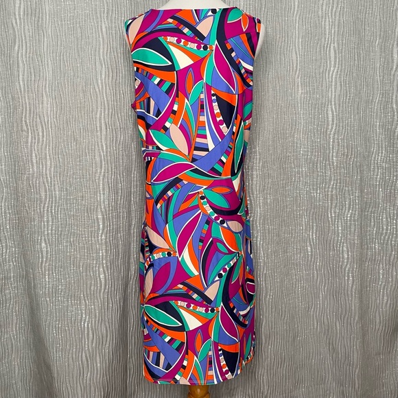 Jude Connally mod abstract sleeveless shift dress. NWOT - Picture 2 of 5